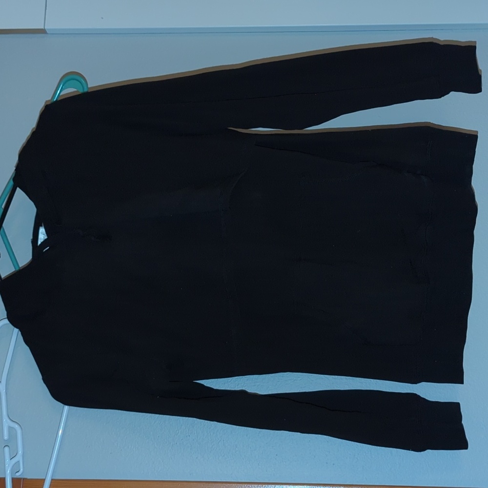 Latched Mama black nursing hoodie small
